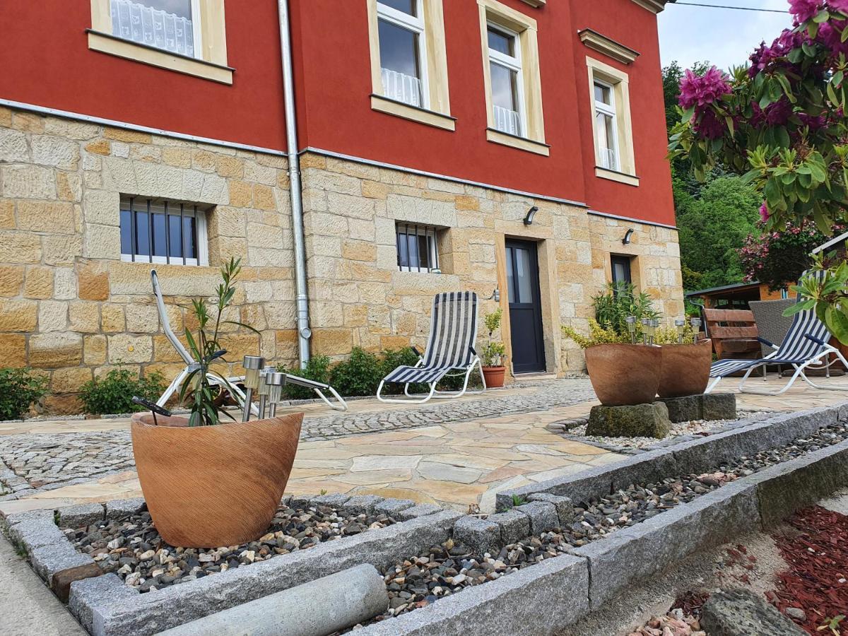 Ferienwohnung "Moeller" Rathmannsdorf Bagian luar foto